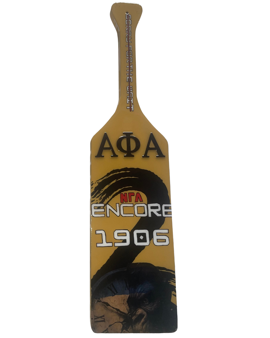 Handcrafted Custom Greek Paddle – Personalized with Your Info- Resin