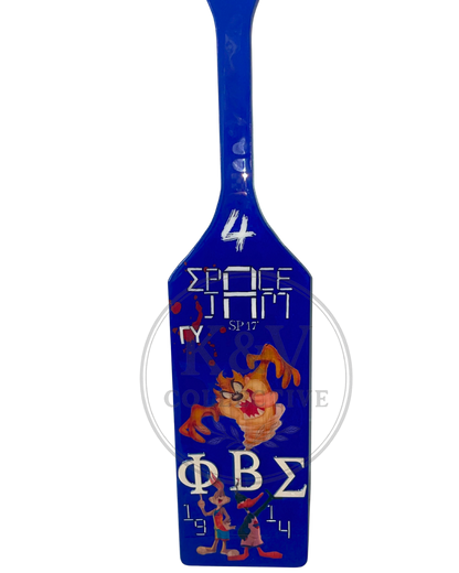 Handcrafted Custom Greek Paddle – Personalized with Your Info- Resin