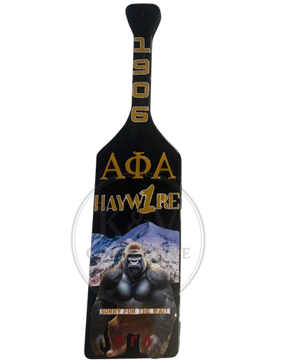 Handcrafted Custom Greek Paddle – Personalized with Your Info- Resin
